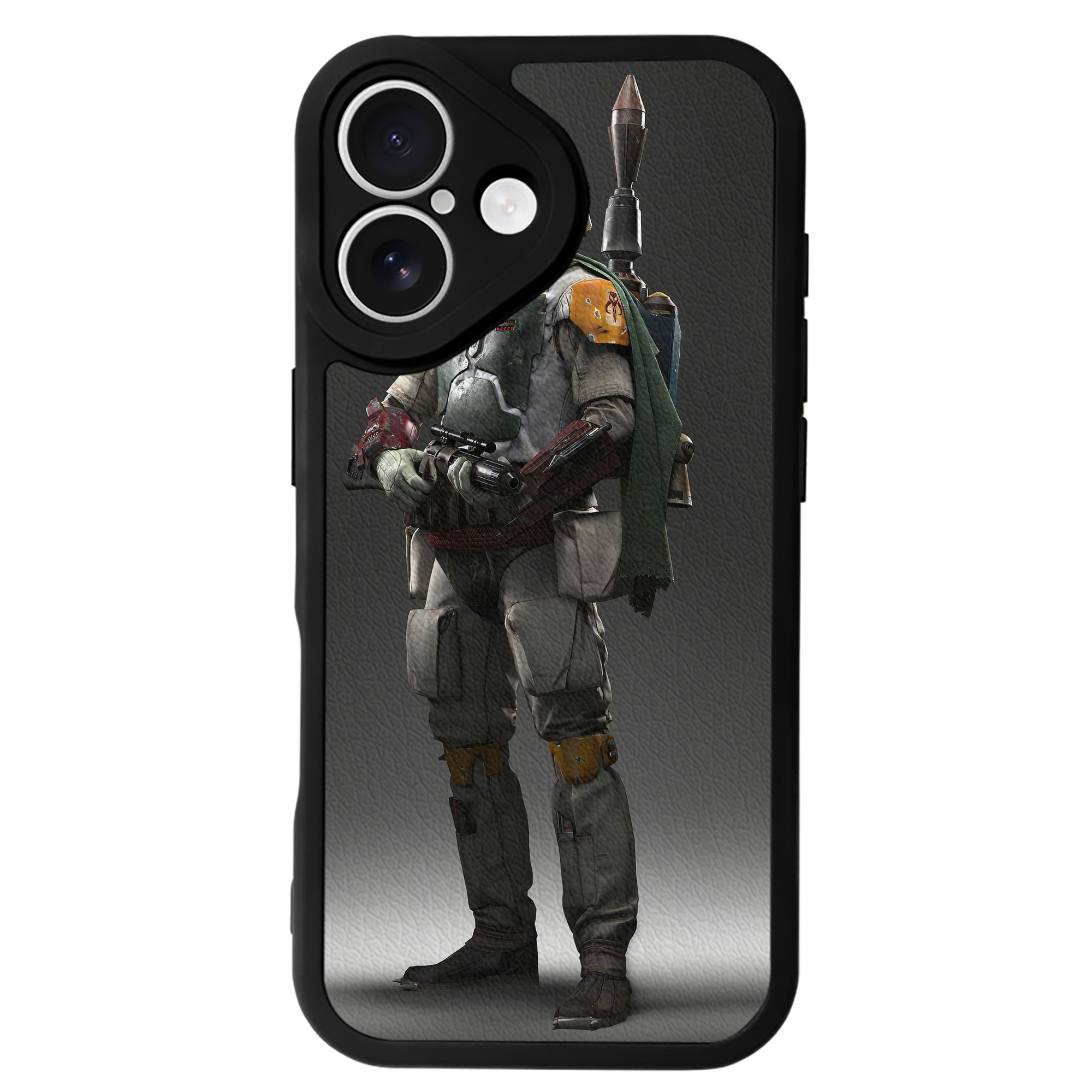 （画像用） スター・ウォーズ Star Wars 【iPhone 16シリーズ対応】シリコンスマホケース（レザー調） 材質：シリコン